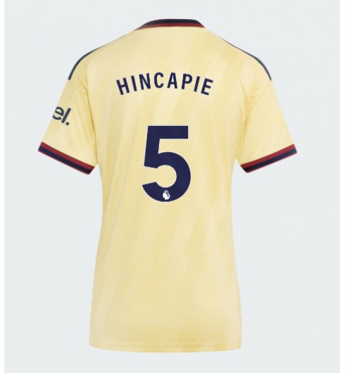 Arsenal Piero Hincapie #5 Alternativní Dres pro Dámské 2026-27 Krátký Rukáv Arsenal Piero Hincapie #5 Alternativní Dres pro Dámské 2026-27 Krátký Rukáv